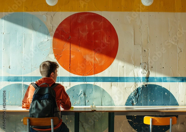 Fototapeta depressed student