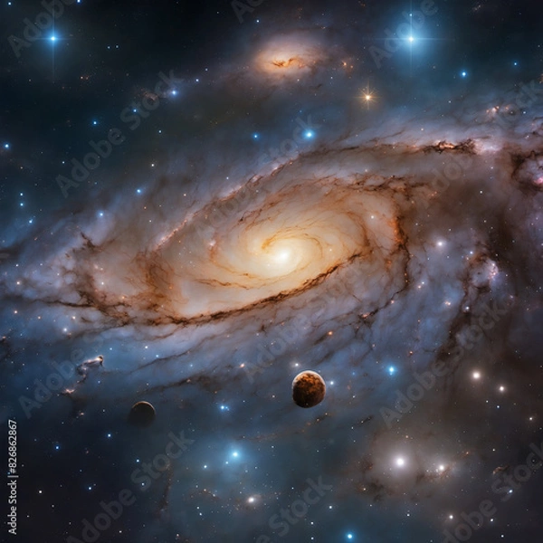 Obraz space galaxy in space