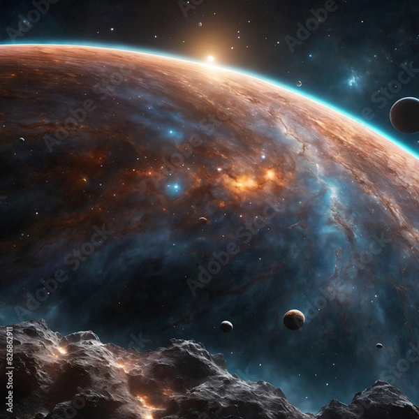 Obraz planet in space