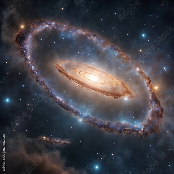 Obraz space background with space