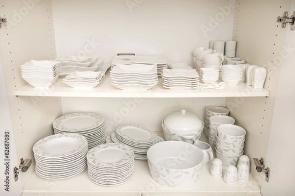 Obraz Aufgeräumtes Geschirr