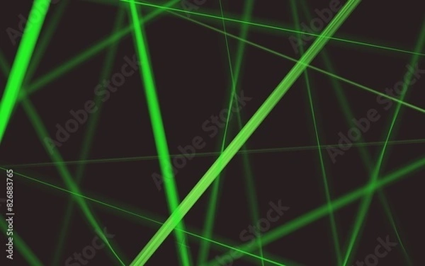 Obraz 緑の光の背景