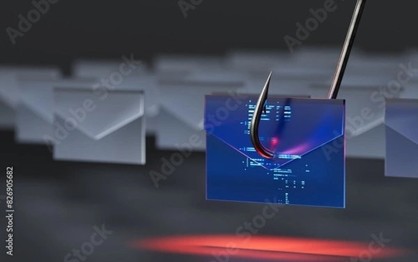 Obraz Phishing Email Scam Ransomware Malware Cyber Security Technology	
