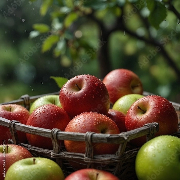 Obraz apples in the basket