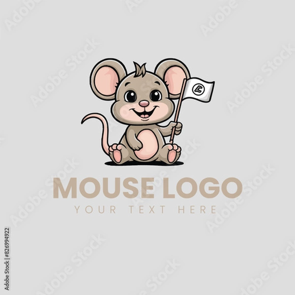 Obraz mouse logo design