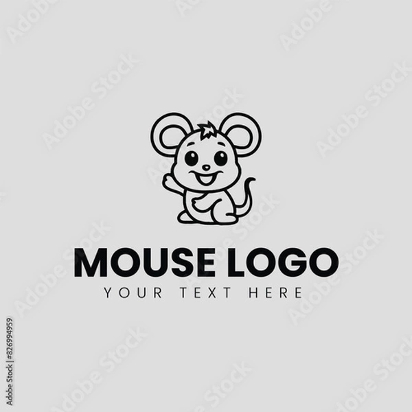 Obraz mouse logo design