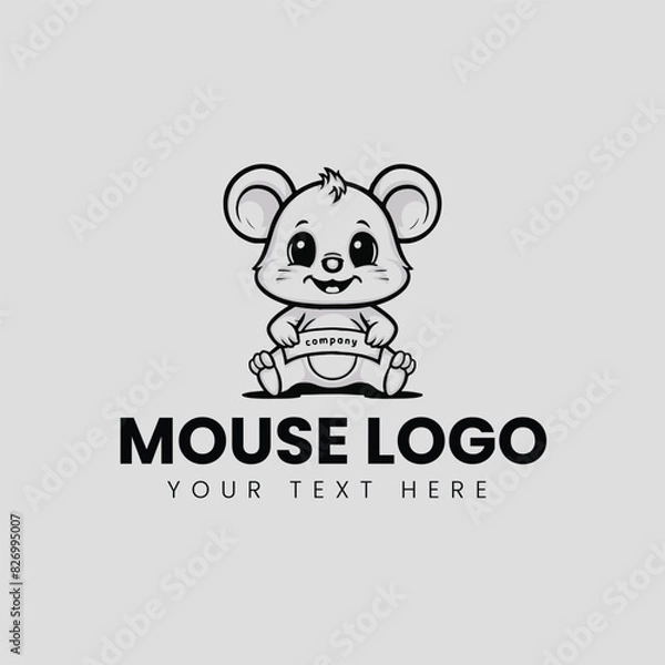 Obraz mouse logo design