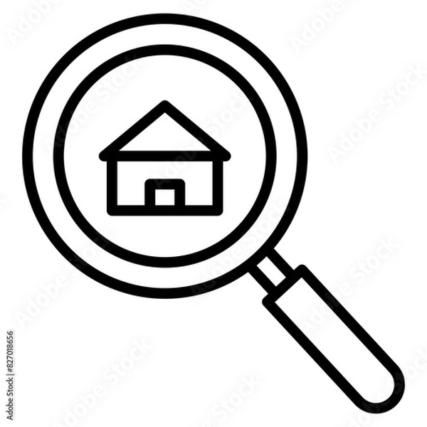 Fototapeta Property Search Icon