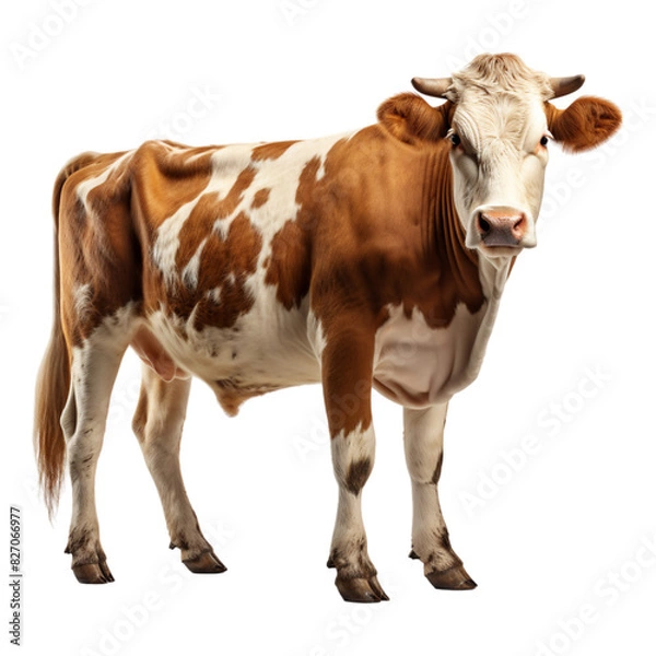 Obraz cow Isolated on a white background.