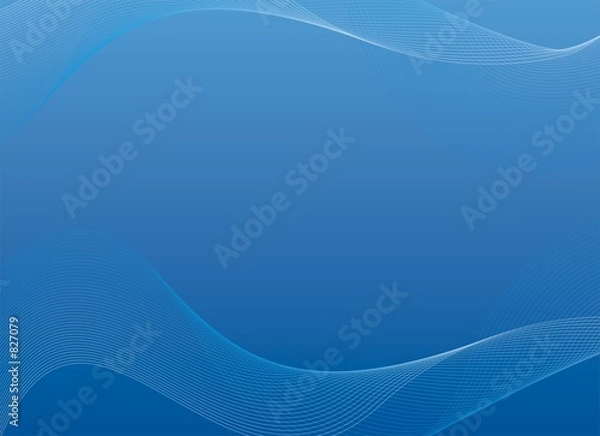 Obraz falisty niebieski