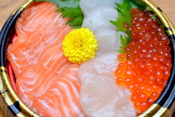 Fototapeta 海鮮丼