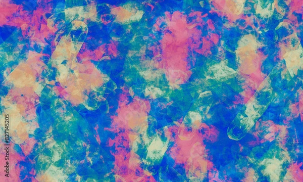 Fototapeta colorful pink ,blue ,green and yellow  abstract  color  design  background