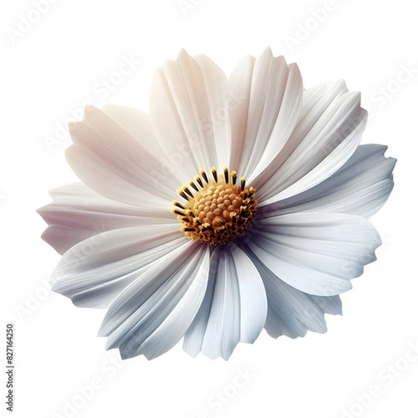 Obraz Beautiful White Daisy Flower On Transparent Background. 