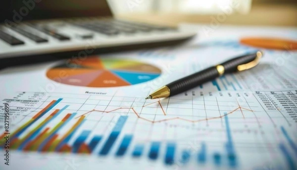 Fototapeta Strategic Diversification in Investment Portfolios: Mitigating Risk with a Balanced Approach