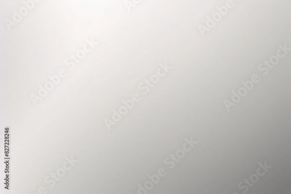 Fototapeta 光沢のある銀色の無地の背景。滑らかなメタリックな水色のテクスチャー。フレアと色合いの抽象的なイラスト。