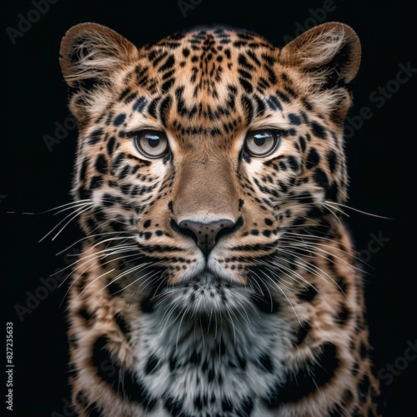 Fototapeta portrait of a leopard