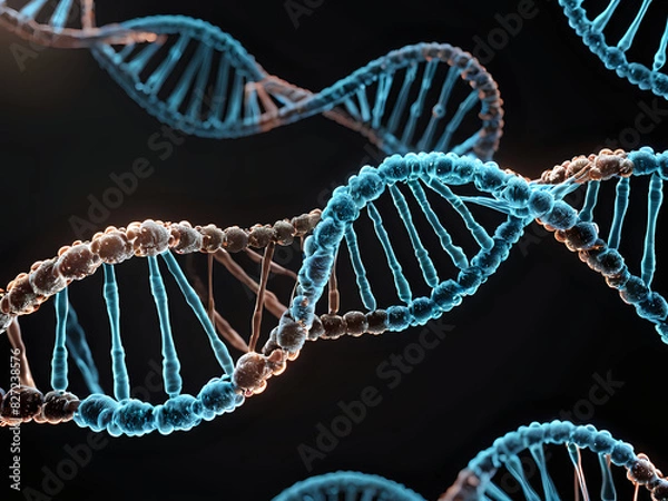 Fototapeta dna helix