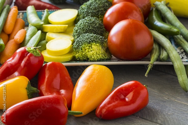 Fototapeta Fresh vegetables.