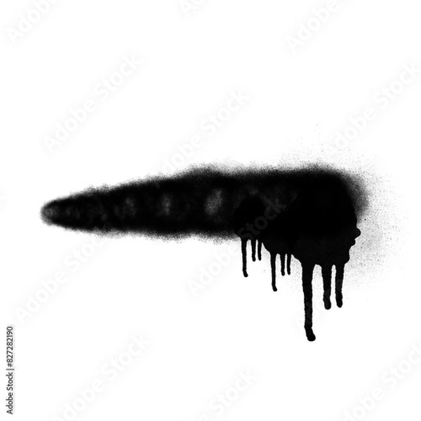 Fototapeta spray line shape graffiti style element