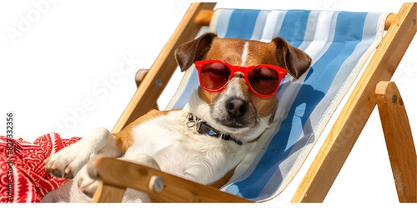 Obraz dog on the beach