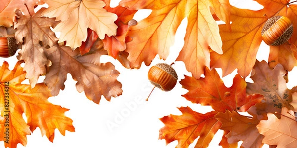Obraz autumn leaves background