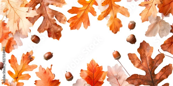 Obraz autumn leaves background