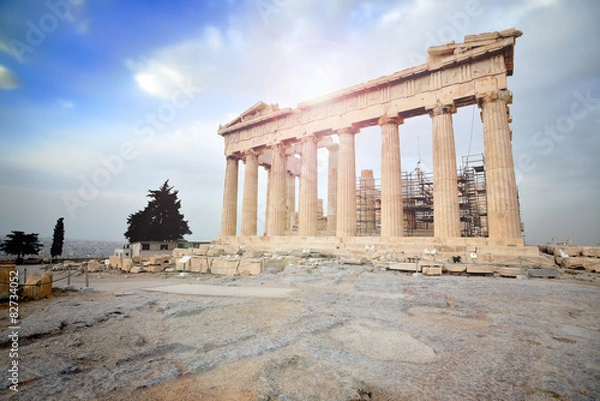 Fototapeta Parthenon on the Acropolis in Athens