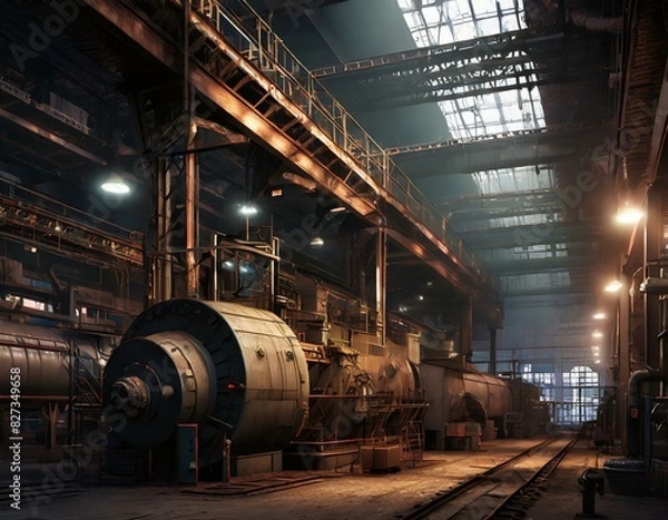 Fototapeta ライン工場