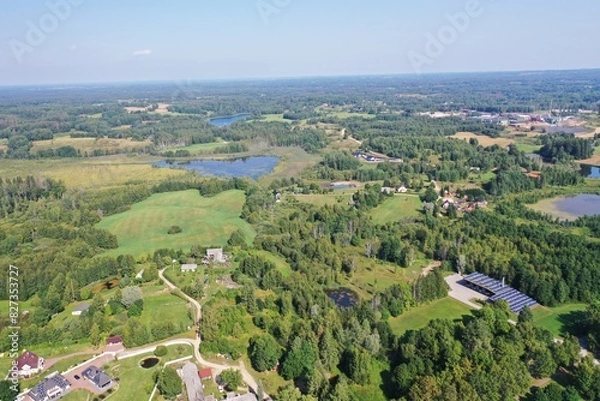 Obraz Landscape with a lake