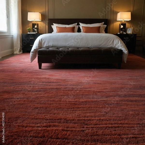 Obraz bedroom with bed