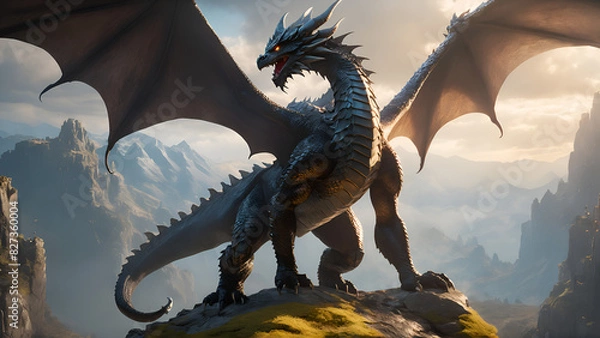 Obraz Dragon 3d render