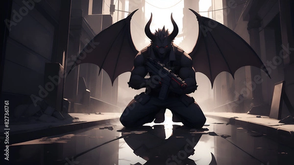 Obraz angel in the dark