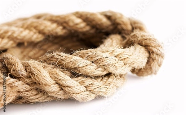 Fototapeta Twisted Jute Rope