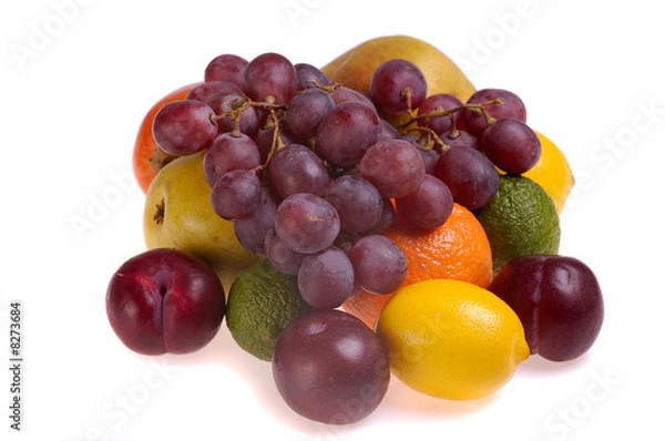 Fototapeta heap  of fruits