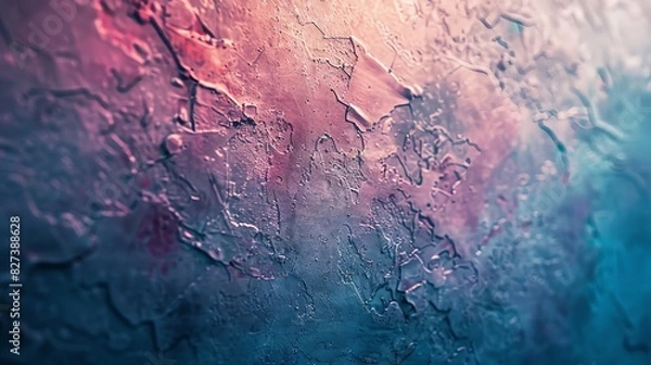 Fototapeta A close-up of grainy aesthetic, where fine noise creates a textured overlay on a solid color background. The minimalist composition draws attention to the subtle variations in tone and texture,