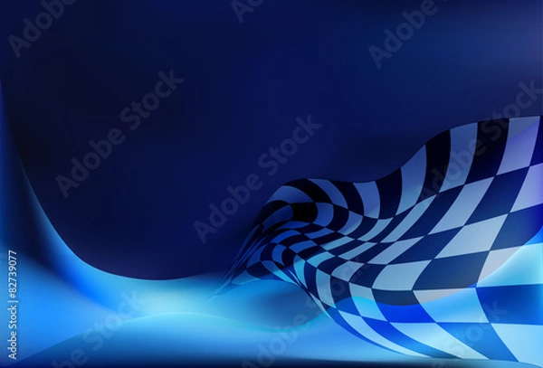 Obraz race flag  background vector illustration