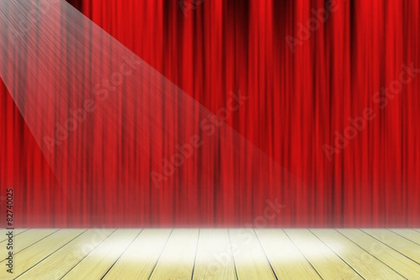 Fototapeta stage curtains
