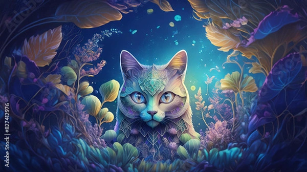 Fototapeta Gato místico