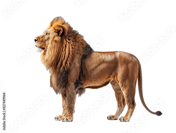 Obraz lion isolated on white