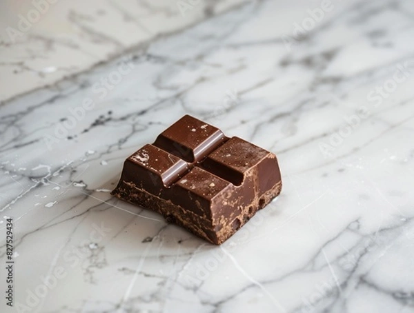 Obraz chocolate bar on a marble background
