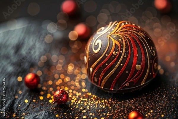 Obraz decorated chocolate bonbon