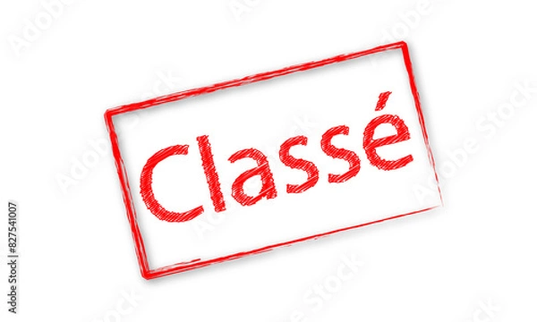 Obraz Classé tampon