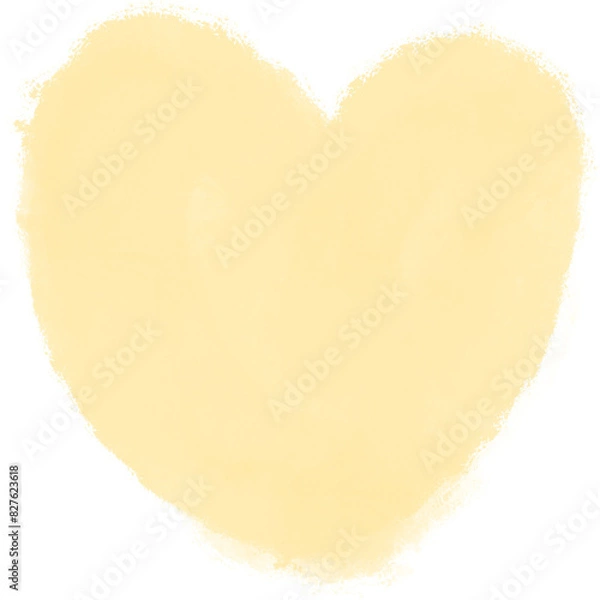 Obraz Vanilla Heart Brushstroke