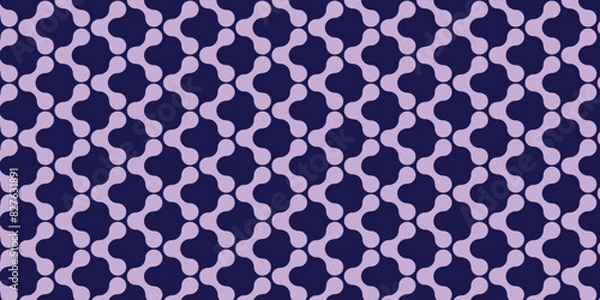 Obraz Cool and simple pattern in purple with a dark background