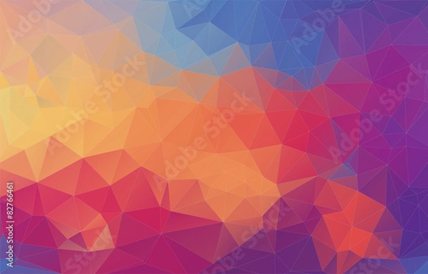 Obraz Abstract polygonal background for web design
