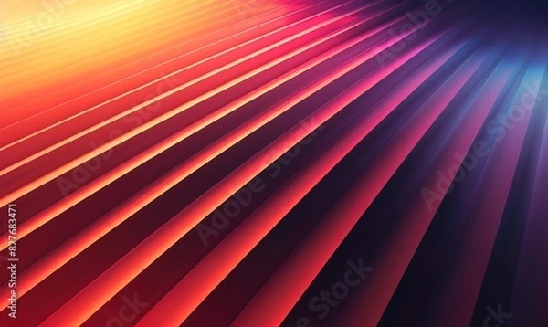 Fototapeta Gradient geometric pattern vivid colorful wallpaper background.