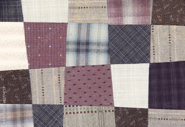 Fototapeta Patchwork Quilt , pattern free form rectangle