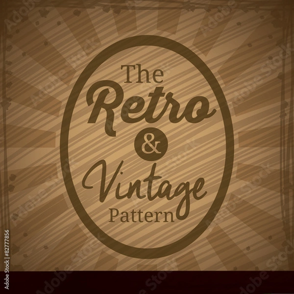 Fototapeta Retro and Vintage background design