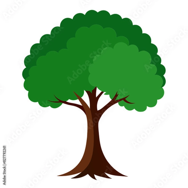 Fototapeta Tree Vector. Wood Vector art