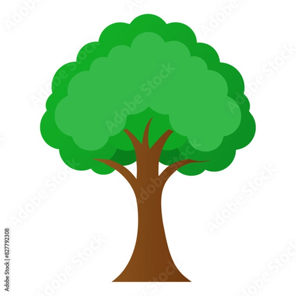 Fototapeta Tree Vector. Wood Vector art